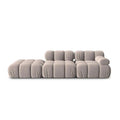 Canapea bej pentru 4 persoane Left Bellis - Poetic Store