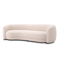 Canapea crem ivory din poliester Blaine Eichholtz
