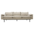 Canapea crem pentru 4 persoane Retro HKliving