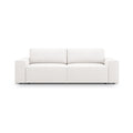 Canapea extensibila alba boucle Jodie