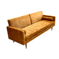 Canapea extensibila galbena Couture Invicta Interior