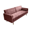 Canapea extensibila roz Couture Invicta Interior - Poetic Store