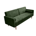 Canapea extensibila verde Couture Invicta Interior