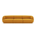 Canapea galbena pentru 3 persoane Miley - Poetic Store