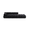 Canapea gri inchis pentru 4 persoane boucle Bellis Right