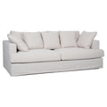 Canapea gri natur din textil 210 cm Heaven