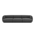Canapea gri pentru 3 persoane Miley - Poetic Store