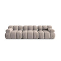 Canapea modulara bej pentru 3 persoane Bellis - Poetic Store