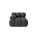 Canapea modulara gri pentru 1 persoana Left Bellis - Poetic Store