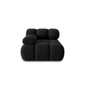 Canapea modulara neagra pentru 1 persoana Left Bellis - Poetic Store