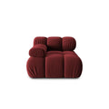 Canapea modulara rosie pentru 1 persoana Left Bellis - Poetic Store