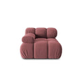 Canapea modulara roz pentru 1 persoana Left Bellis - Poetic Store