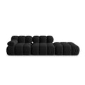 Canapea neagra pentru 4 persoane Right Bellis - Poetic Store
