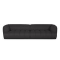 Canapea neagra pentru 4 persoane din material 3d Harry