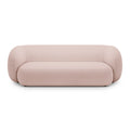 Canapea roz pentru 3 persoane Boucle Kate
