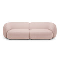 Canapea roz pentru 4 persoane Boucle Kate