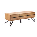 Comoda TV maro din lemn 160 cm Living Edge