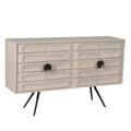 Comoda alba din lemn de mango Worn Denzzo