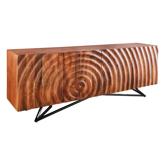 Comoda maro din lemn Zen 177 Poetic