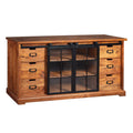 Comoda maro din lemn de salcam 150 cm Heritage