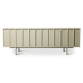 Comoda verde deschis din MDF si metal Lowboard