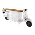 Consola alba din lemn Scooter Invicta Interior