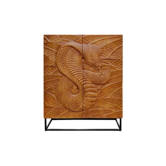 Dulap maro din lemn de mango Snake