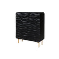 Dulap negru din lemn Lagoon Invicta Interior - Poetic Store