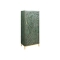 Dulap verde din lemn de mango 170 cm Peacock