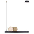 Lustra gold neagra din aluminiu Momo Maxlight - Poetic Store