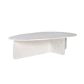 Masa cafea alba din marmura Brandon Richmond Interiors - Poetic Store
