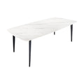 Masa dining alba din ceramica 180 cm Milano