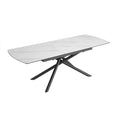 Masa dining alba extensibila 180-230 cm Mikado