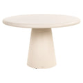 Masa dining bej din beton 130 cm Urban Bloom