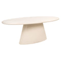 Masa dining bej din beton 220 cm Urban Bloom