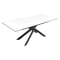 Masa dining extensibila alba Alpine Invicta Interior