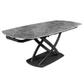 Masa dining extensibila gri antracit 130-190 Inception