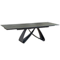 Masa dining extensibila neagra din ceramica Infinity