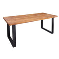 Masa dining maro din lemn Iron Craft 200 Invicta Interior - Poetic Store