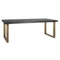 Masa dining neagra gold Blackbone 180 Richmond Interiors - Poetic Store