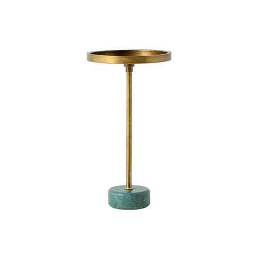 Masuta gold verde din aluminiu 60 cm Trayful