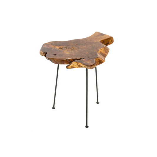 Masuta maro din lemn 40 cm Wild