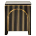 Noptiera gold din alama si marmura Nightstand