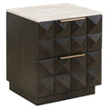 Noptiera maro din lemn Claremont Richmond Interiors