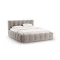 Pat capucino din textil chenille 160 x 200 Lupine