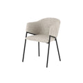 Scaun dining bej din poliester Noblesse