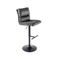 Scaun bar gri din catifea Comfort Poetic