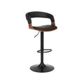 Scaun bar negru ajustabil Manhattan Poetic