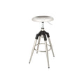 Scaun bar silver din metal Industrial Poetic