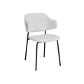 Scaun dining alb din poliester Tracy Invicta Interior - Poetic Store